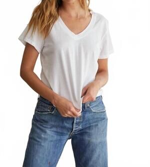 NEW PERFECTWHITETEE hendrix tee in white